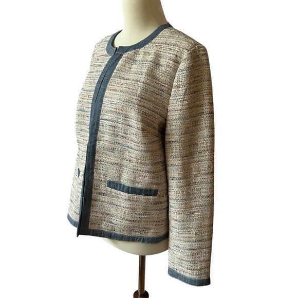 J MCLAUGHLIN THERESE BLAZER JACKET TWEED RARE CORPCORE CAREER SOPHISTICATED M - Picture 3 of 12